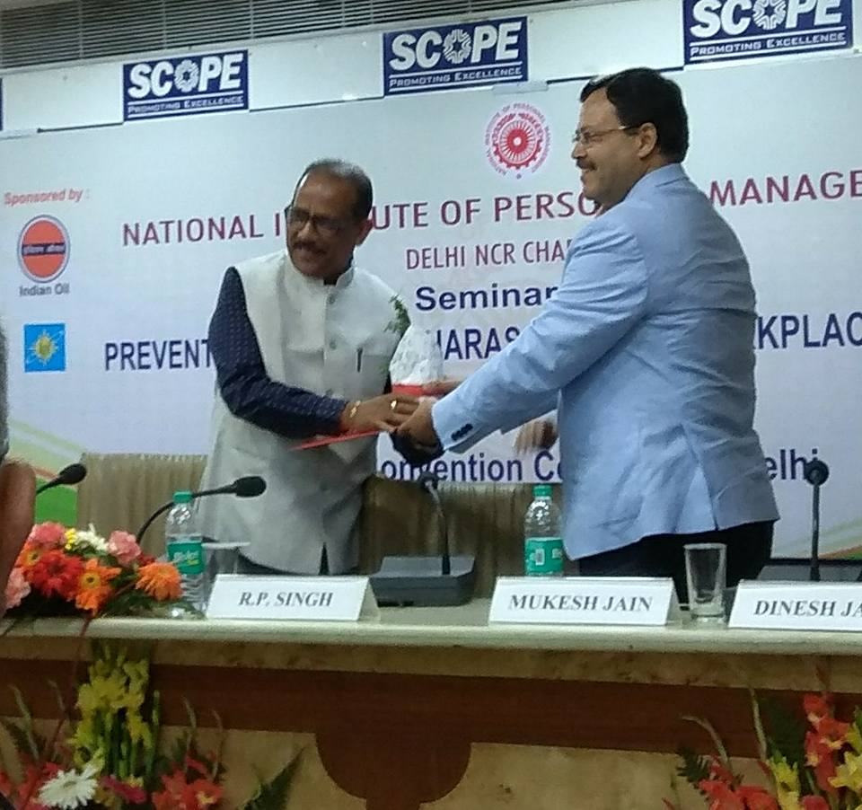 Seminar Organised By Nipm Delhi Ncr Chapter On 28th Oct At Scope Complex