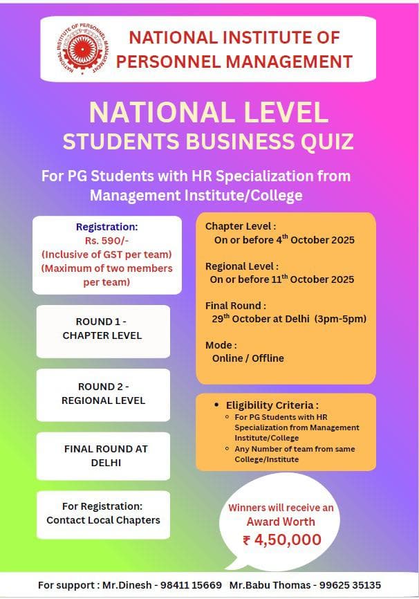 National Level Students Business Quiz